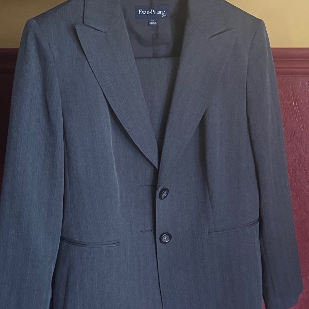 Dark Grey,  Evan Picone 2 piece suit